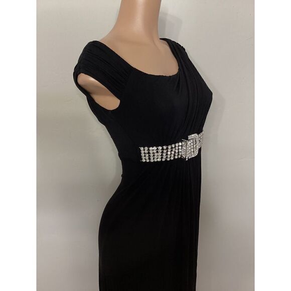 New. SKY black maxi dress with diamond belt. Small. Normally $298 - Picture 4 of 8